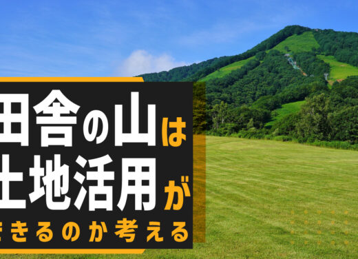 田舎の山は土地活用ができるのか考える